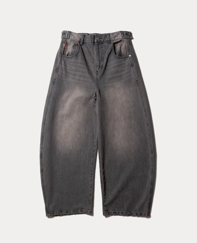 9090 OG Logo Painted Denim Pants2