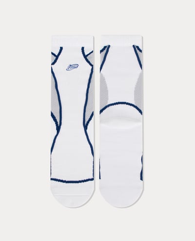 Faam Overlock Blokecore Crew Socks1