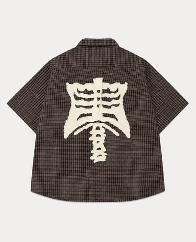 9090 Bone Stripe S/S Shirt2