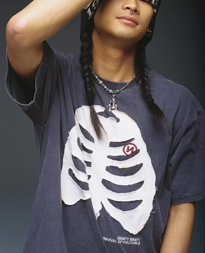 9090 Burned Bone Patch Tee3
