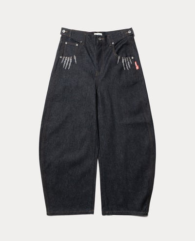 9090 Bone Hand Denim pants2