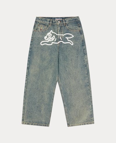 ICECREAM Running Dog Triple Scoop Wide Denim Jeans1