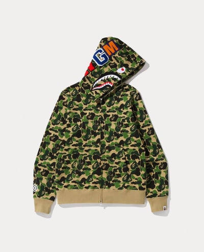 A Bathing Ape Abc Camo Shark Full Zip Hoodie1