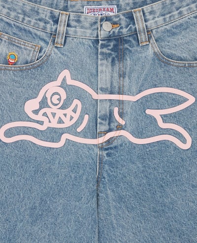 ICECREAM Running Dog Triple Scoop Wide Denim Jeans4