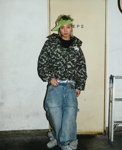 9090 90 Logo Rich Puffer Jacket3