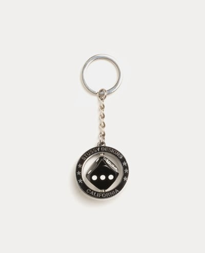 Stüssy Spinning Dice Keychain2