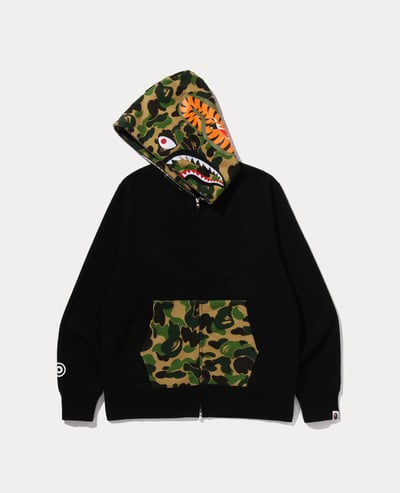 A Bathing Ape ABC Camo Shark Full Zip Hoodie2