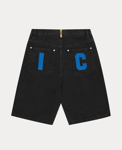 Icecream Running Dog Denim Shorts2