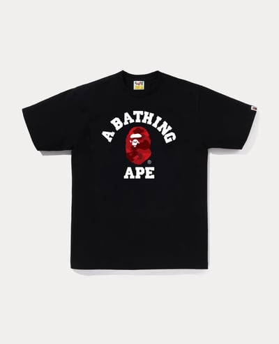 A Bathing Ape Color Camo College Tee1