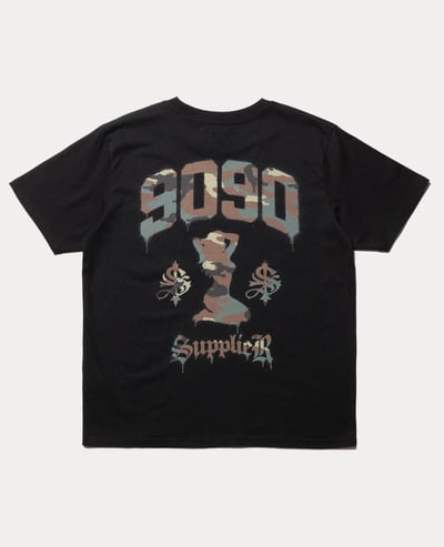 9090 x SUPPLIER Camouflage Sexy Logo Tee1