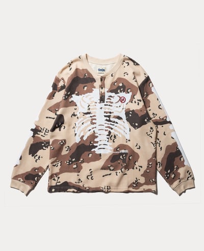 9090 Bone Henry Neck Thermal L/S Tee1