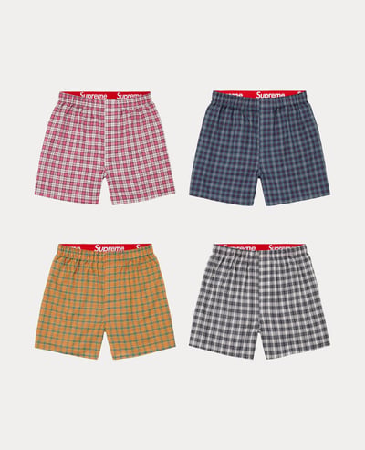 Supreme Hanes Plaid Boxers2