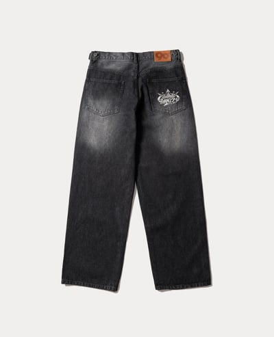 9090 King Logo Vintage Tapered Pants2