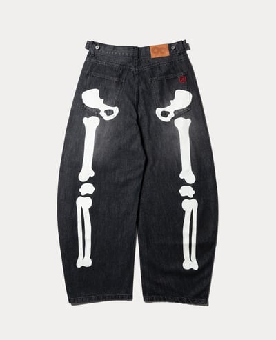 9090 Bone Hand Denim pants1