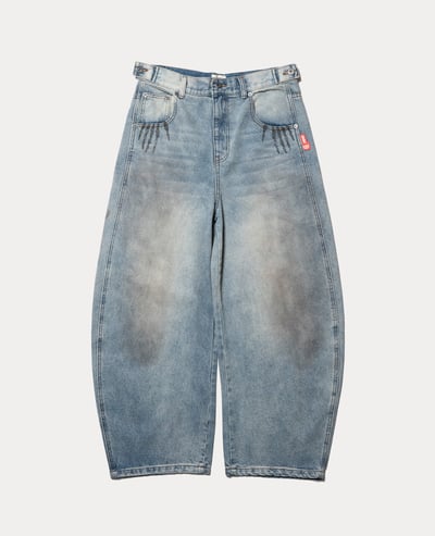 9090 Bone Hand Denim pants2
