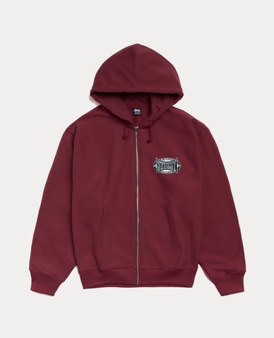 Stüssy Champion Oval Zip Hoodie2