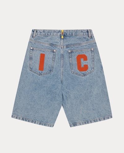 Icecream Running Dog Denim Shorts2