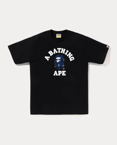 A Bathing Ape Color Camo College Tee1