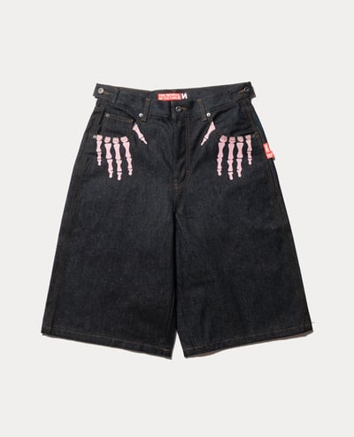9090 Bone Hand Denim Jorts2