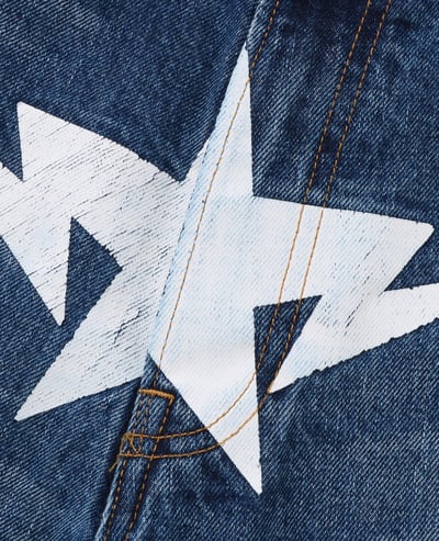 A Bathing Ape Twin Sta Relaxed Fit Denim Shorts3
