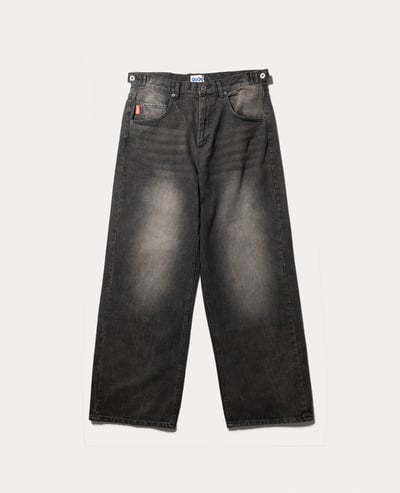 9090 King Logo Vintage Tapered Pants1