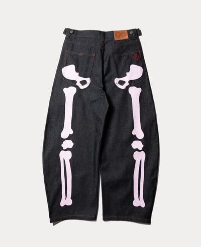 9090 Bone Hand Denim pants1