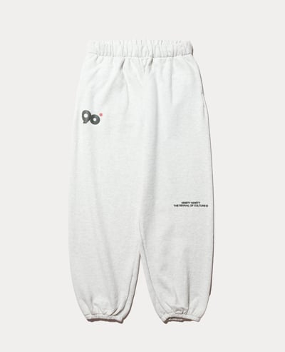 9090 90 Logo Glow Puff Logo Sweat Pants1