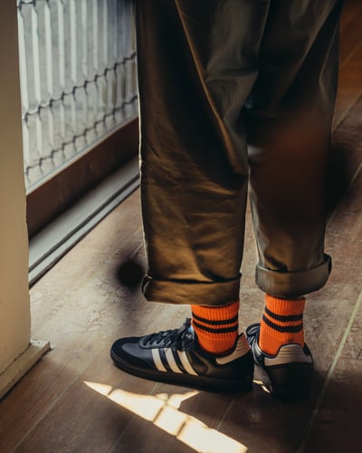 Faam Old School Striped Ankle4