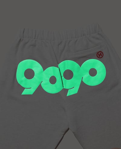 9090 90 Logo Glow Puff Logo Sweat Pants3