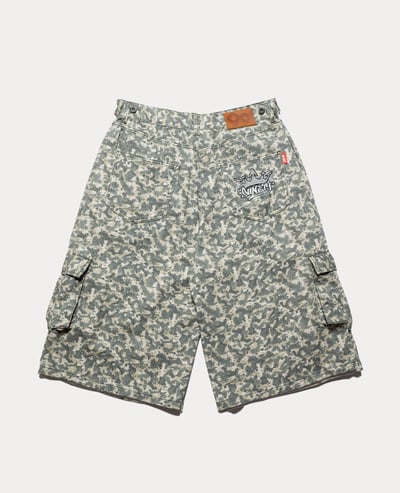 9090 King Logo Assort Cargo Shorts2