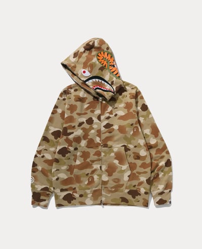 A Bathing Ape Gradation Camo Shark Full Zip Hoodie2