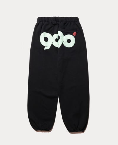 9090 90 Logo Glow Puff Logo Sweat Pants2