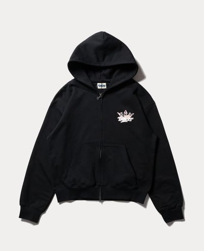 9090 King Logo Zip Hoodie1