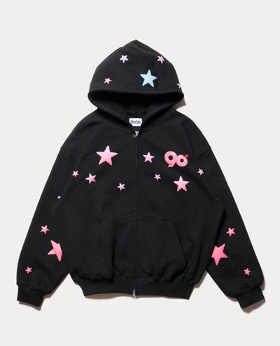 9090 90 Glow Star Allover Hoodie1
