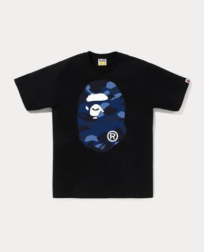 A Bathing Ape Color Camo Big Ape Head Tee1