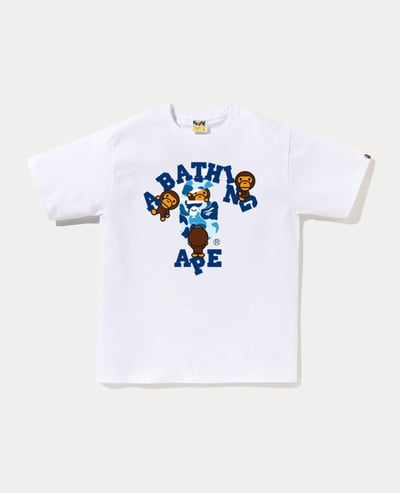 A Bathing Ape ABC Camo College Milo Tee1