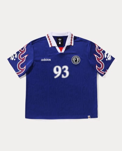 A Bathing Ape X Adidas Flame Jersey1