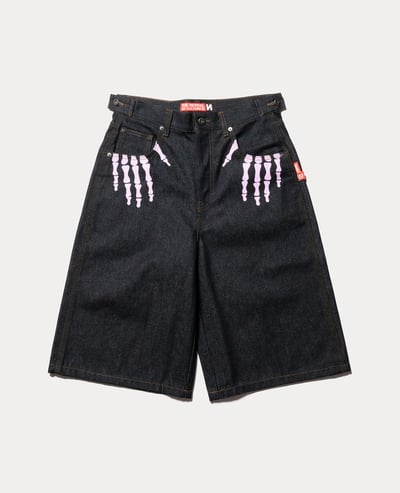 9090 Bone Hand Denim Jorts2