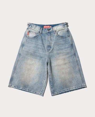 9090 OG Logo Painted Buggy Jorts2