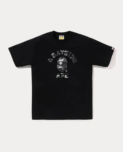 A Bathing Ape Screen Camo College Tee1