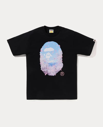 A Bathing Ape Sakura Photo Ape Head Tee1