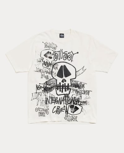 Stüssy Skulls Tee Pigment Dyed1