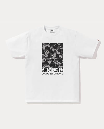 BAPE x Comme des Garcons Osaka Camo Box Tee1