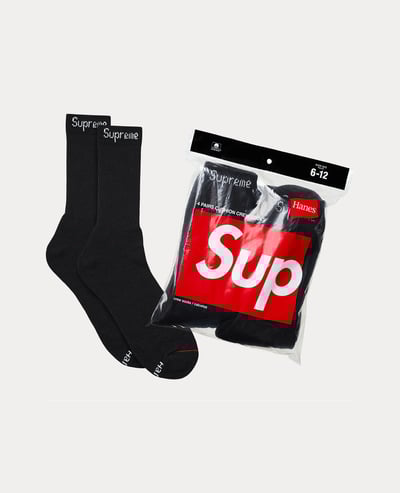 Supreme Hanes Crew Socks1