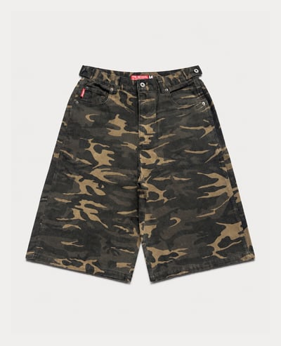 9090 OG Logo Painted Buggy Jorts2