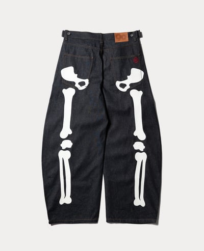 9090 Bone Hand Denim pants1