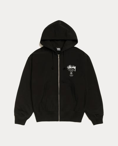 Stüssy World Tour Zip Hoodie1