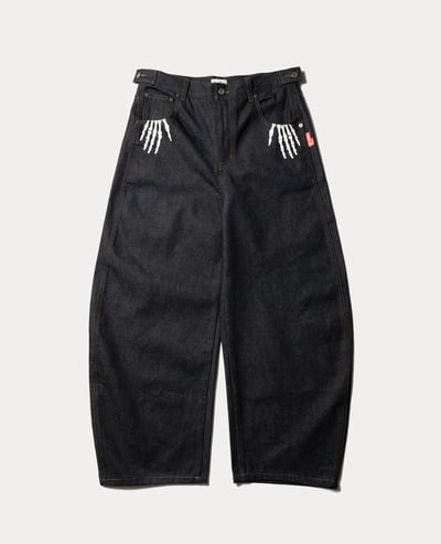 9090 Bone Hand Denim pants2