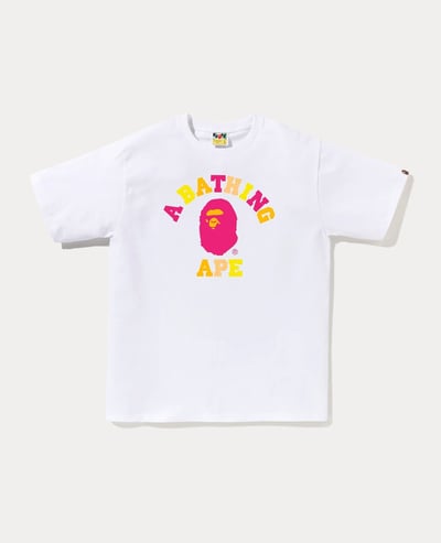 A Bathing Ape Color College Tee1