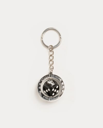 Stüssy Spinning Dice Keychain1